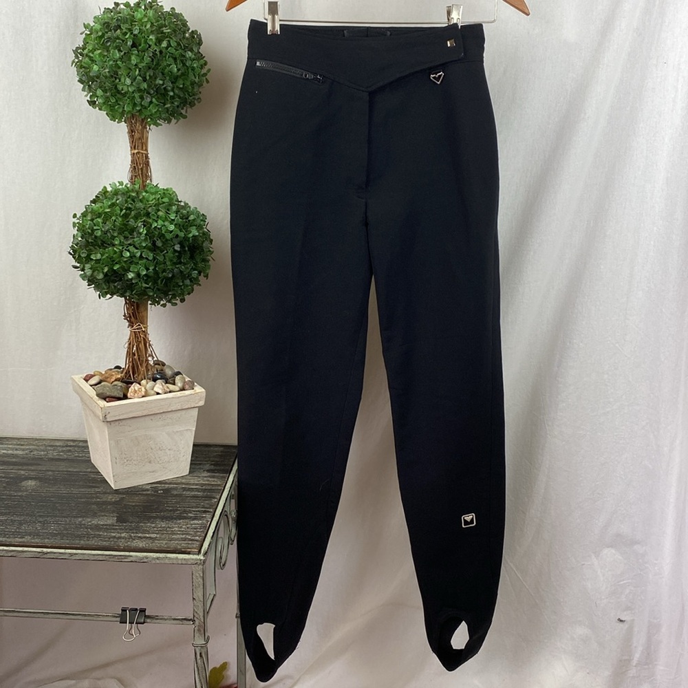 Obermeyer Black Stirrup Ski Pants 12